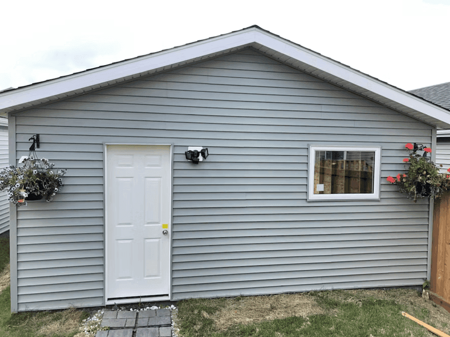 Single-Car Garage with Side Entry and Large Window
